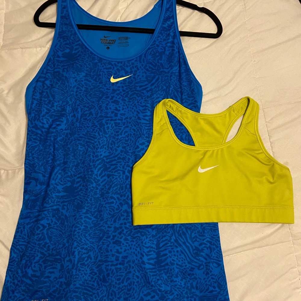 Large blue and yellow Nike bundle